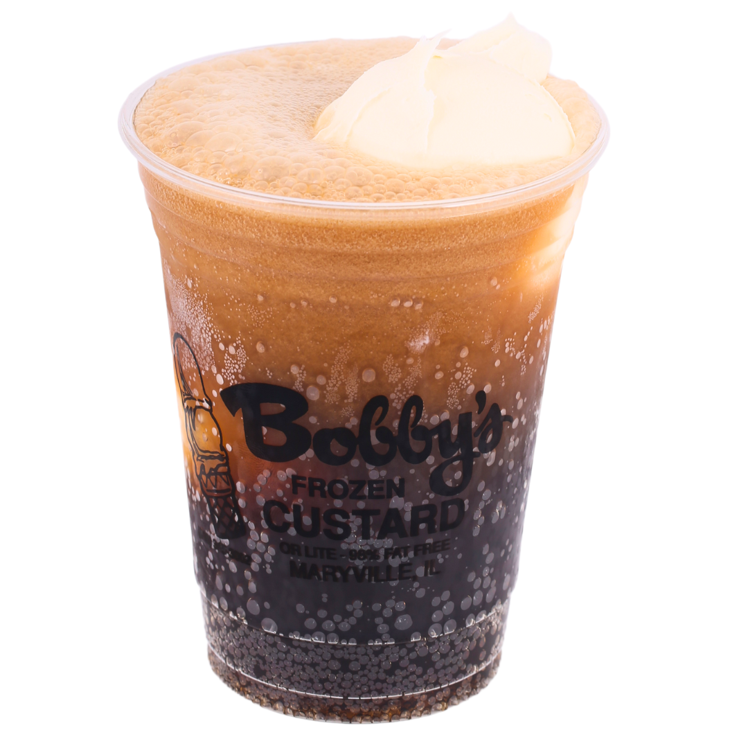 root beer float from bobby's frozen custard