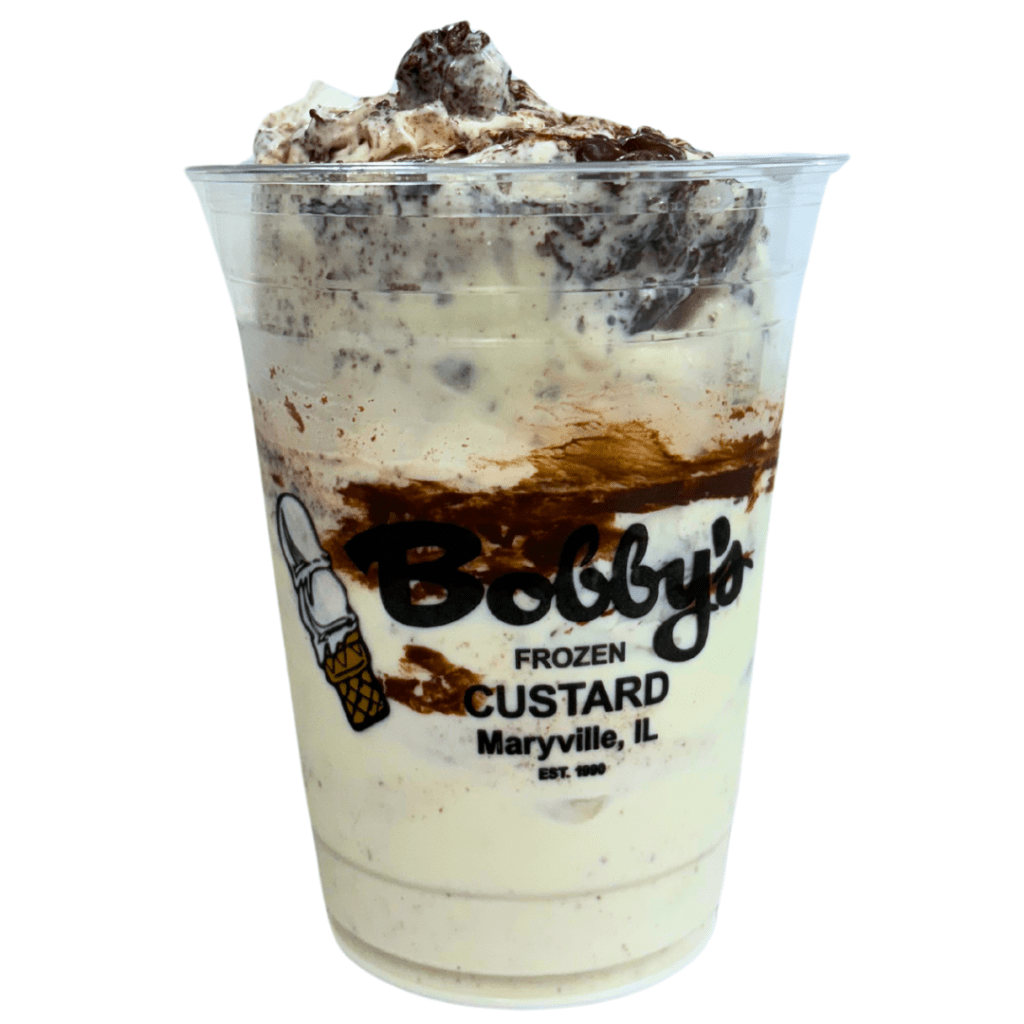 Cookie Dough Concrete from bobby's frozen custard