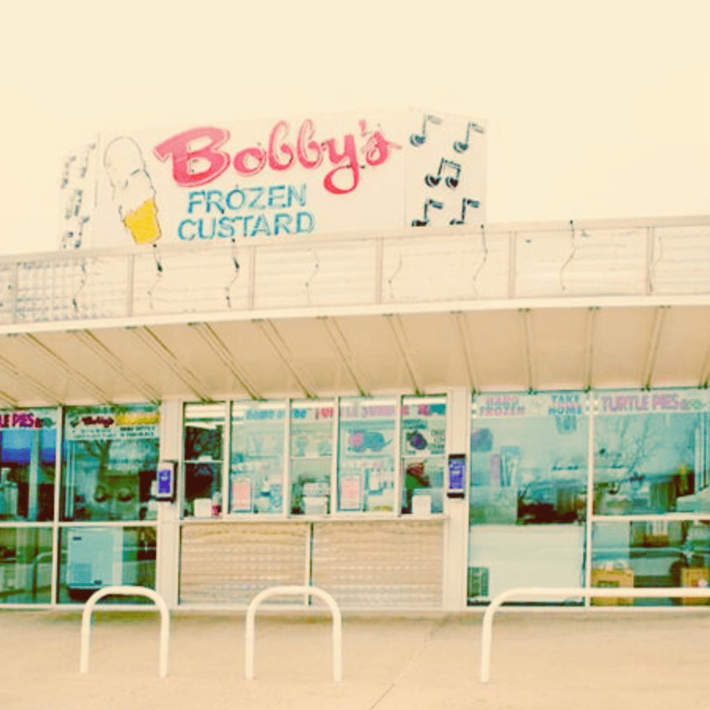 old picture of bobby's frozen custard in maryville, illinois